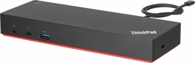 Zdjęcie produktu dla Lenovo 40AC0135EU, Przewodowa, Thunderbolt 3, 10,100,1000 Mbit/s, Czarny, DC