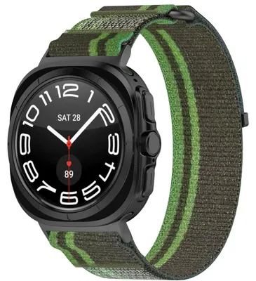 Obrázek produktu pro Pro Samsung Galaxy Watch Ultra 47mm Design Nylon Velcro Sport Arm Band M7