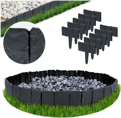 Produktbild von Plonos Gartenkante 250 cm PL-962 Anthrazit