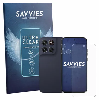 Produktbild von 18x Für Motorola Moto G87 (Display+Kamera) Schutzfolie Savvies Displayschutz Display Schutz Folie Klar Transparent