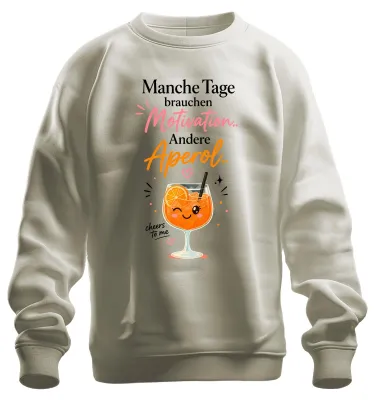 Obrázok produktu pre Niektoré dni potrebujete motiváciu. Aperol, zábava, mikina, pulóver, príroda, M