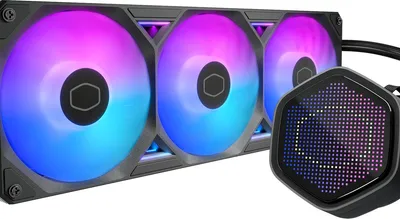 Produktbild von Cooler Master MasterLiquid Atmos II 360 Pixel LED Black, Flüssigkeitskühlung, 12 cm, 322,8 m³/h, Schwarz
