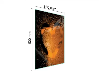Produktbild von Glasschneidebrett 35x52 Herz