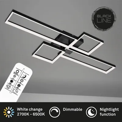 Produktbild von Briloner  Frame LED schwarz dimmbar Fernbedienung Nachtlicht Timer