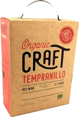 Produktbild von Organic Craft Tempranillo Rotwein 13,5% Vol. 3L BiB -
