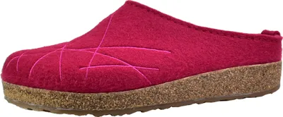 Produktbild von Haflinger Grizzly Mikado Hausschuh Rot