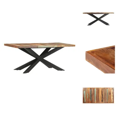 Produktbild von vidaXL Esstisch 180 x 90 x 76 cm Recyceltes Massivholz - Esstische