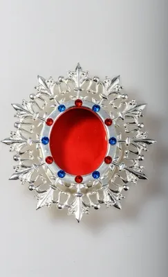 Produktbild von Wand-Reliquiar versilbert 11 x 10,5 cm