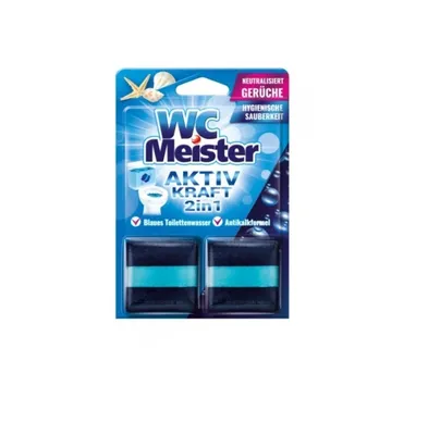 A product package for toilet bowl cleaner blocks.