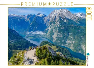 Produktbild von CALVENDO Puzzle Atemberaubende Aussicht vom Gipfel des Jenner | 1000 Teile Lege-Größe 64x48cm Foto-Puzzle für glückliche Stunden