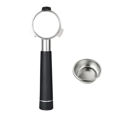 Produktbild von 54 mm 3-Ohr-Bodenloser Siebtraeger mit Legierungsgriff, Edelstahlkopf, kompatibel fuer Breville870/875/878/880 Kaffeemaschine