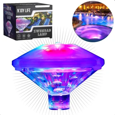 Produktbild von N'JOY Life Lampe – Schwimmbeckenbeleuchtung – Discolampe – Unterwasserbeleuchtung – Schwimmbecken – Whirlpool – Spielzeug für draußen