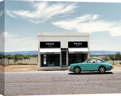 Produktbild von Kunstdruck auf Leinwand, Foto Mode - Julian Lauren, Marfa, Texas - 60x40 cm