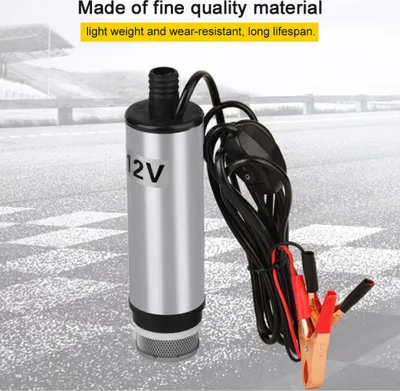 Produktbild von 12Volt Selbstansaugende Tauchölpumpe Kleine elektrische Wasser-Öl-Transfer-Tankpumpe Tragbare Ölpumpe für Auto-Motorrad