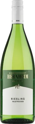 Produktbild von Riesling Herxheimer Honigsack QbA halbtrocken 2022 Pfalz | Deutschland | 12,5% vol | 1 l