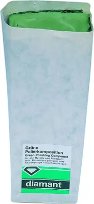 Produktbild von PAULIMOT Diamant Grüne Polierpaste in Blockform, 800 Gramm