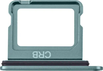 Produktbild von Clappio, SIM-Kartenhalter für iPhone 16 / iPhone 16 Plus Nano-SIM Steckplatz, Grün