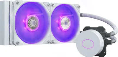Immagine prodotto di Cooler Master MasterLiquid ML240L V2 RGB White Edition - Raffreddatore a liquido all-in-one - 12 cm - 62 cfm - Bianco