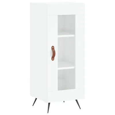 Produktbild von Sideboard Hochglanz-Weiß 34,5x34x90 cm Holzwerkstoff