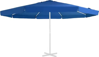Image de vidaXL Housse de rechange pour parasol bleu azur 515 cm