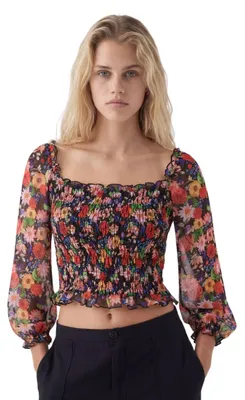 Image de T-shirt DESIGUAL pour femme, noir SF11504 - Taille : L
