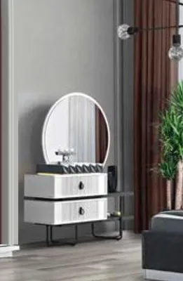 Immagine prodotto di Set di mobili per la camera da letto letto comodino cassettiera specchio armadio lusso 5pc