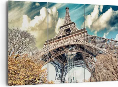 Produktbild von Bild auf Leinwand - Leinwandbild - Eiffel technik europa frankreich - 165x110cm - Wand Bild - Wanddeko - Leinwanddruck - Bilder - Kunstdruck - Leinwand bilder - Wandkunst - CE165x110-2489