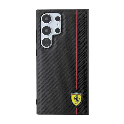 Obrázok produktu pre Puzdro Ferrari Carbon Printed Line pre Samsung Galaxy S24 Ultra - čierne