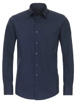 Produktbild von Redmond - Modern Fit - Herren Langarm Hemd in verschiedenen Farben (140110), Größe:S, Farbe:Blau(19)