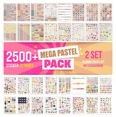 Obrázek produktu pro Sada samolepek Colortouch s více než 2500 samolepkami pro kreativní projekty