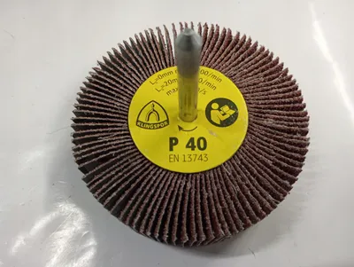 Produktbild von Klingspor Schleifmopteller 80x30x6mm Korn 40