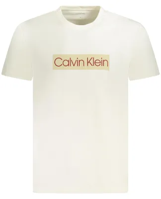 Produktbild von Herren Kurzarm-T-Shirt Weiß aus regenerativer Baumwolle mit Logo-Druck