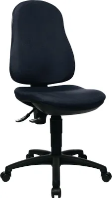 Produktbild von Bürodrehstuhl m.Permanentkontakt schwarz 420-550mm o.Lehnen Trgf.110kg TOPSTAR