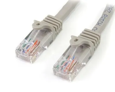Obrázok produktu pre StarTech.com 45PAT5MGR, 5 m, Cat5e, U/UTP (UTP), RJ-45, RJ-45, Šedá