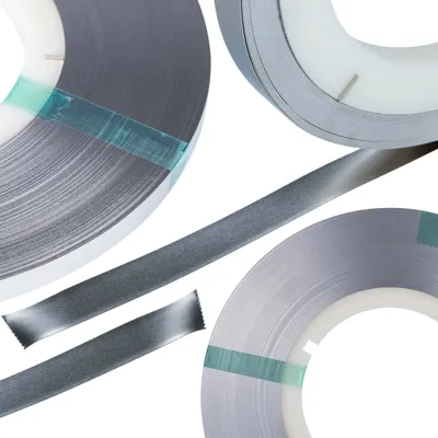 Zdjęcie produktu dla Rosfix Pasek Niklowy 8 mm x 0,15 mm – Stal SPCC-5B, Powlekany 1,5 m | Do Spawania Ogniw | Wysoka Przewodność i Wytrzymałość