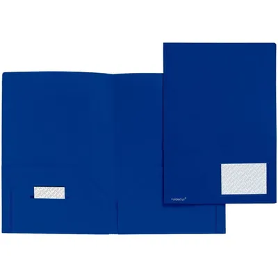 Produktbild von Foldersys Broschüren-Mappe Standard blau