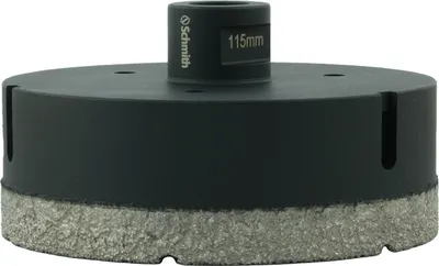 Zdjęcie produktu dla SCHMITH wiertło diamentowe do płytek wiertło diamentowe do otworów z trzpieniem M14 115mm