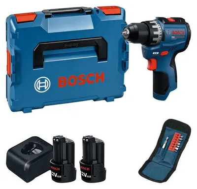 Produktbild von Akku-Bohrschrauber GSR12V-31, 2x Akku GBA12V-20 in L-BOXX