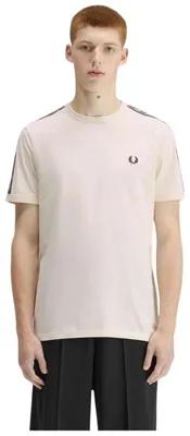Obrázok produktu pre Tričko Fred Perry Fred Perry Contrast Tape Ringer Ecru/Navy pre Pánske