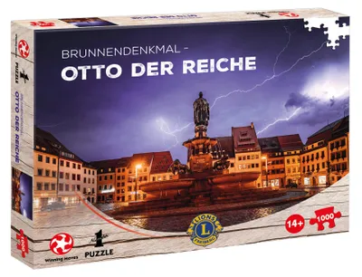 Produktbild von Hochwertiges großes Puzzle Lions Club Freiberg 1000 Teile Puzzel 66,5 x 50 cm