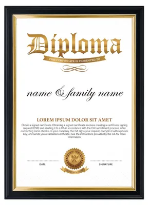 Obrázek produktu pro Rám na fotografie A4, černý, dřevěný, vhodný pro certifikáty a diplomy