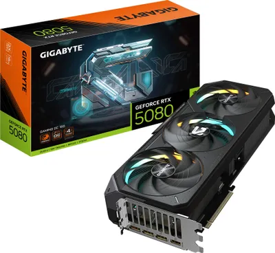Produktbild von Gigabyte RTX5080 Gaming OC 16GB GDDR7 HDMI 3xDP
