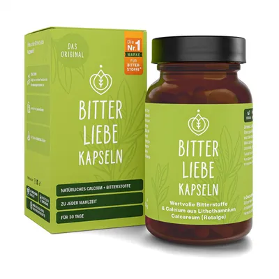 Produktbild von BitterLiebe Bitterstoffe Kapseln - 90 Kapseln
