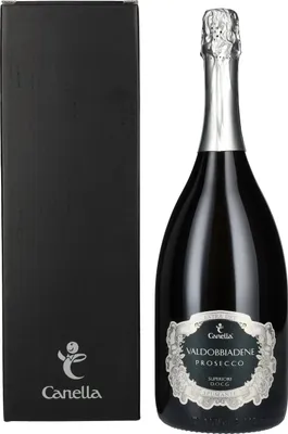 Image de Canella Valdobbiadene Prosecco Superiore Millesimato Extra Dry DOCG 2023 11% Vol. 1,5l en boîte cadeau