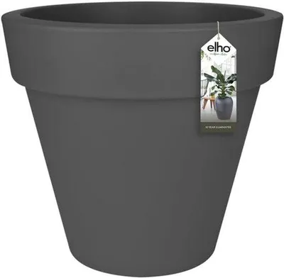 Productafbeelding van Ronde Bloempot voor Binnen en Buiten - Ø 159 x H 53.5 cm - Antraciet
