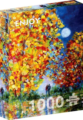 Zdjęcie produktu dla Puzzle 1000 elementów Enjoy – Jesienny księżyc