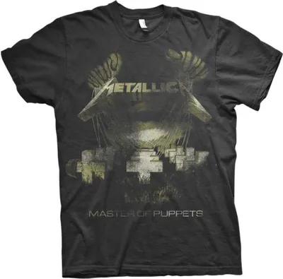 Produktbild von Metallica Master of Puppets Distressed Black S T-Shirt