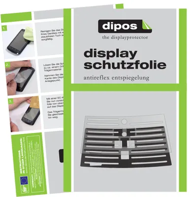 Produktbild von 2x Schutzfolie für Philips EP4051/00 Tropfblech matt Displayschutzfolie Folie