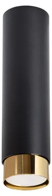 Immagine prodotto di Lampada da soffitto NERO 22,5 nero/oro 1xGU10 10W acciaio 22.5x6x6cm Sollux Lighting