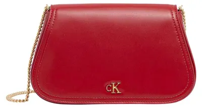 Produktbild von Calvin Klein CK CURVED ON CHAIN Damen Tasche Rot : Größe - UNICA Größe: UNICA